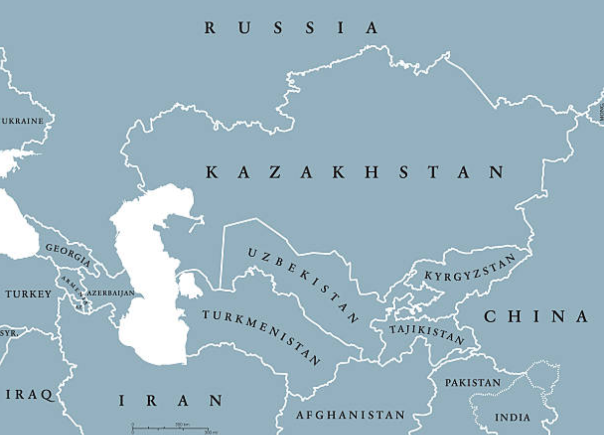 Map of Uzbekistan